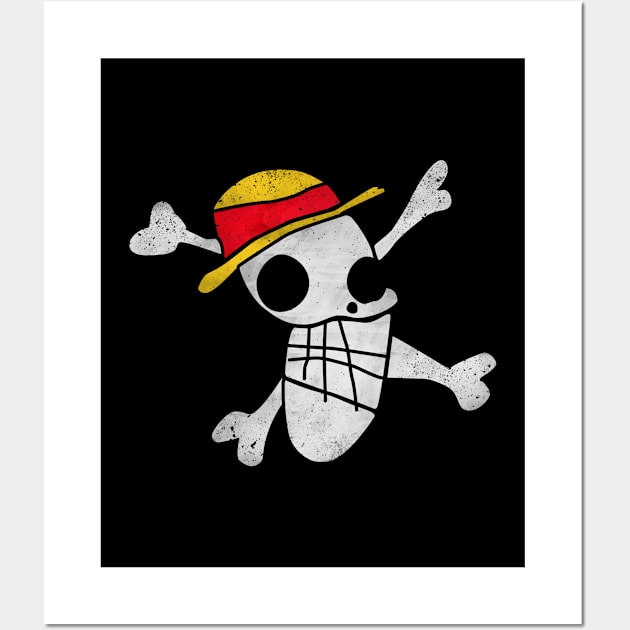 Mugiwara Jolly Roger (Luffy Version) Wall Art by VanHand